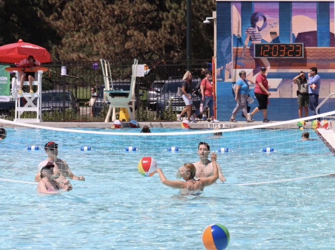 The Congress Park Pool in Denver, Colorado.