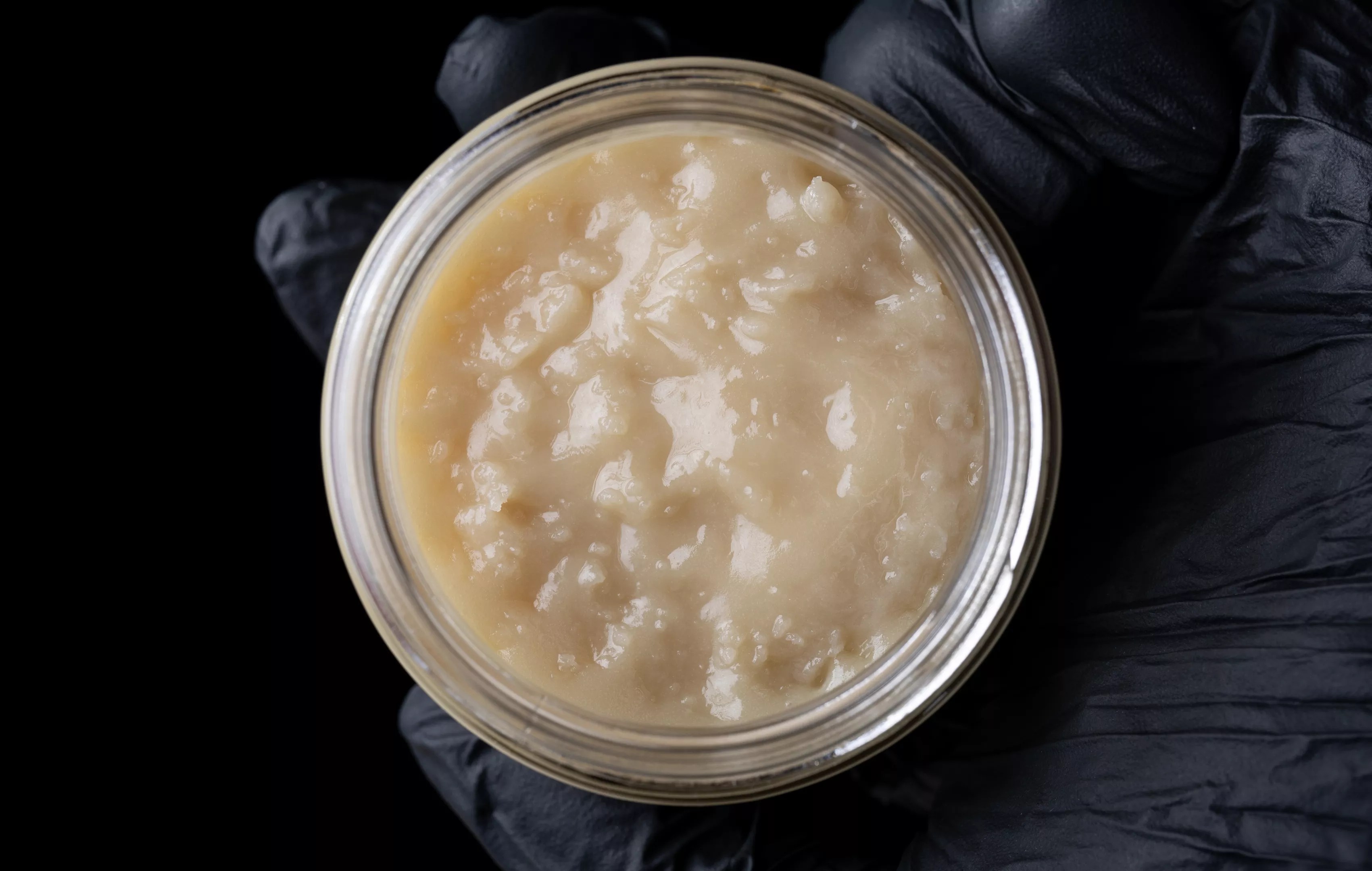 A gram of cold cured hash rosin from DabLogic