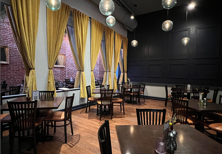 inside of a dining room