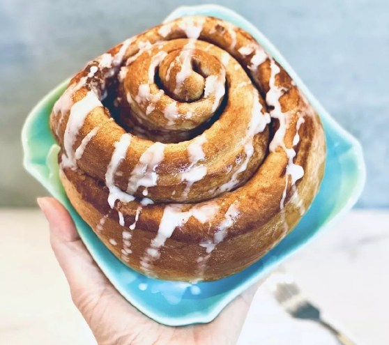 a cinnamon roll