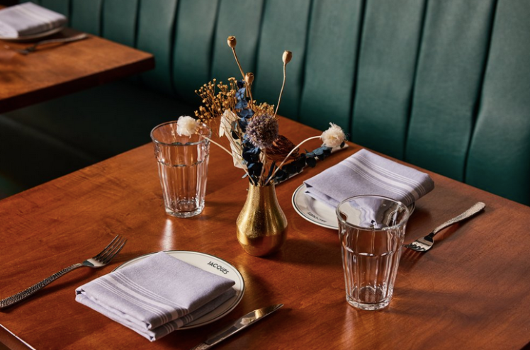 a set table