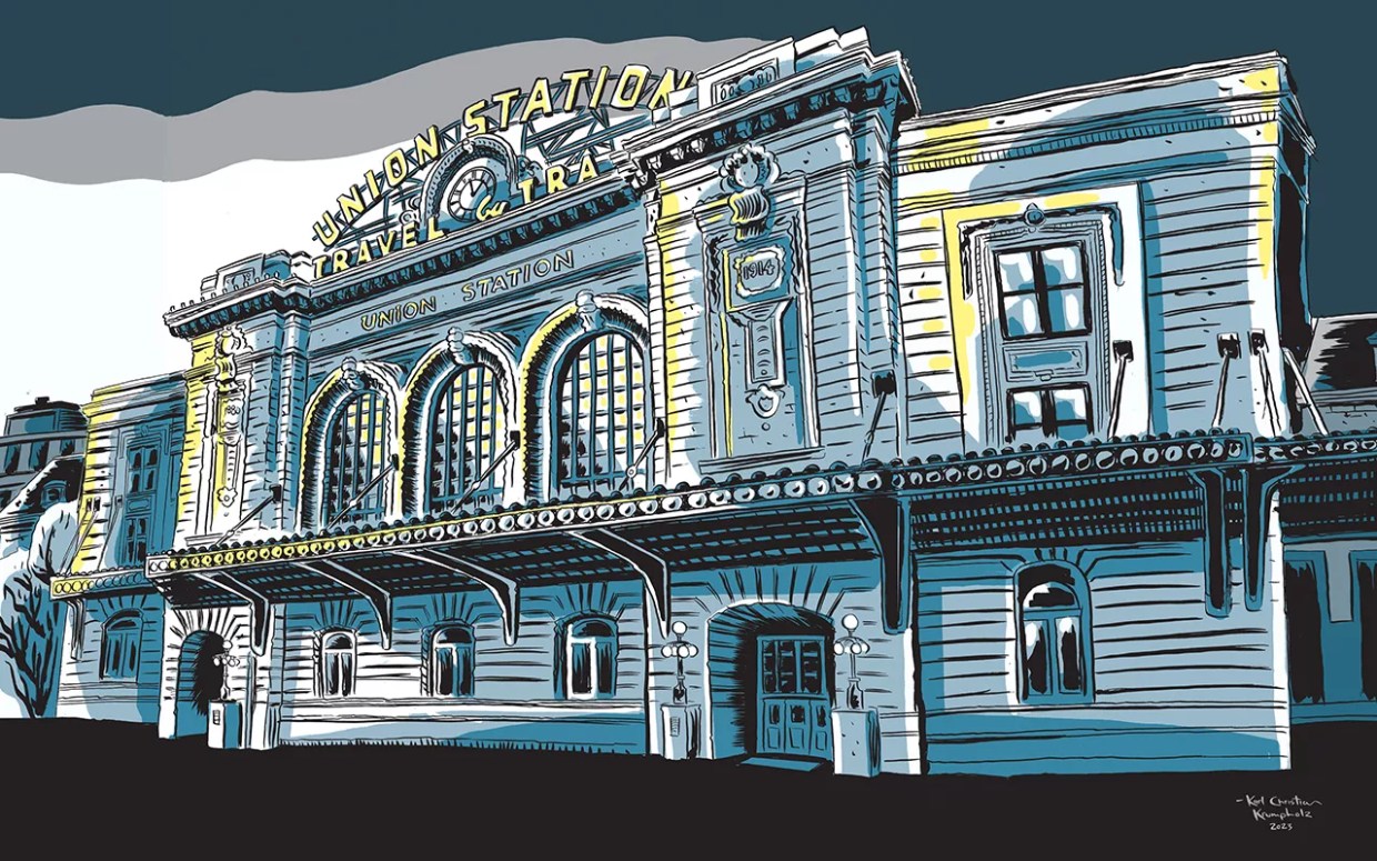 Station Break: All Aboard for a Cartoon History of Denver’s Union Station