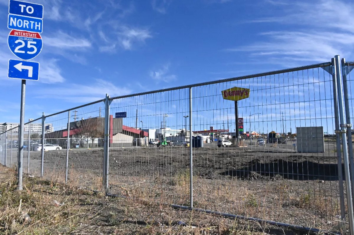 Fencing is up for the micro-community in the Baker neighborhood.