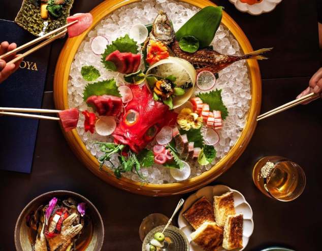 raw fish on a plate