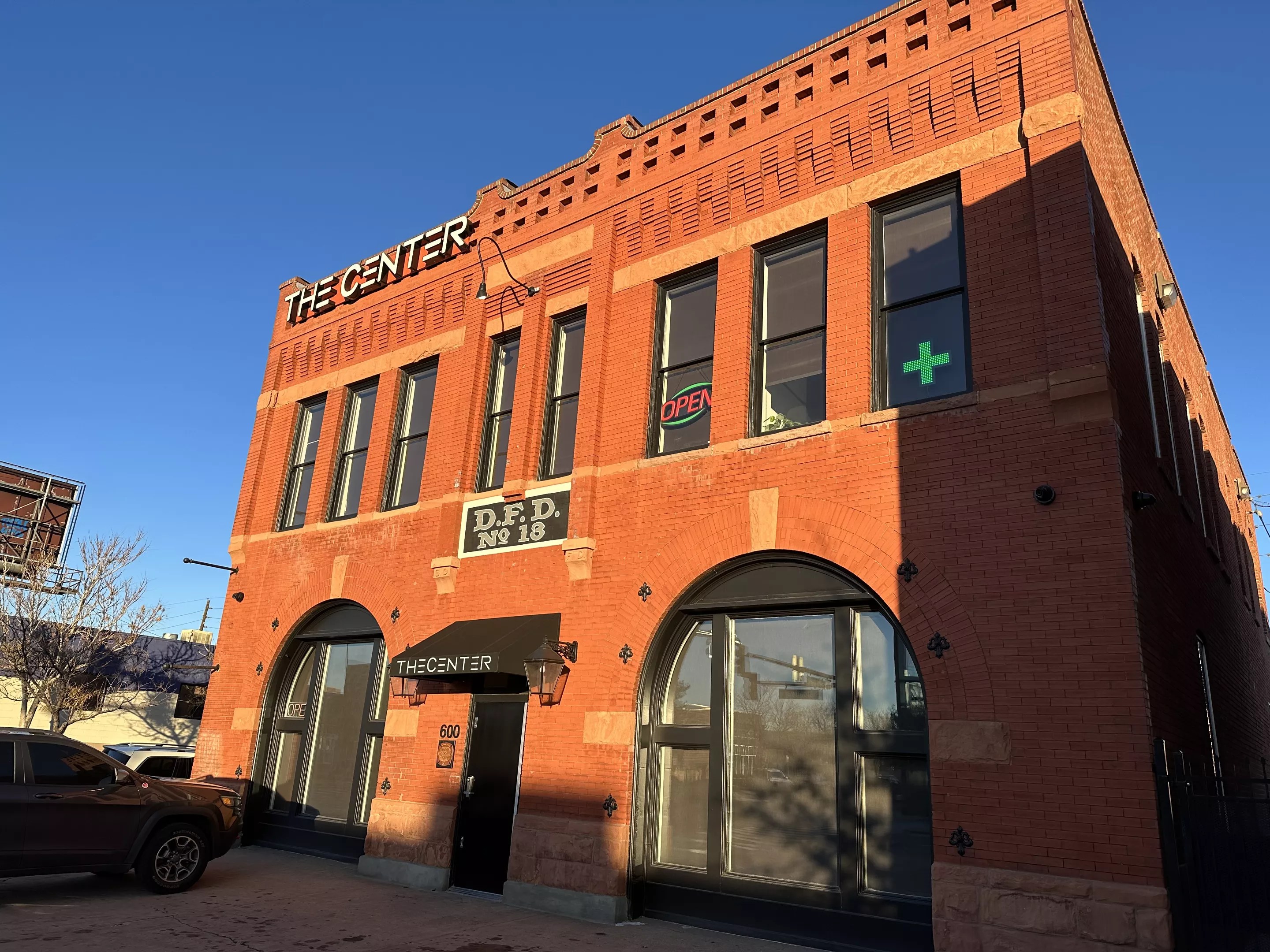 Denver marijuana dispensary in an old brick building