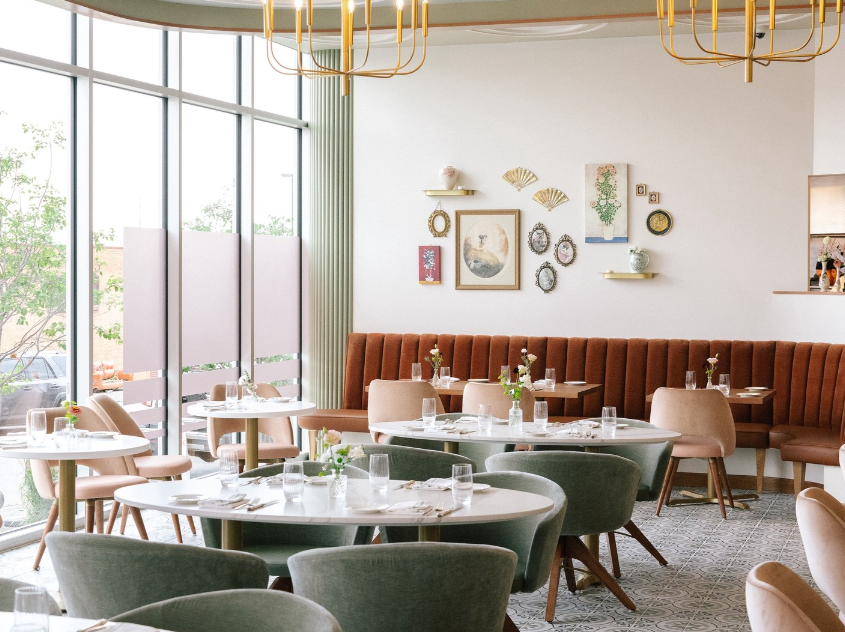 interior of a restaurant dining room