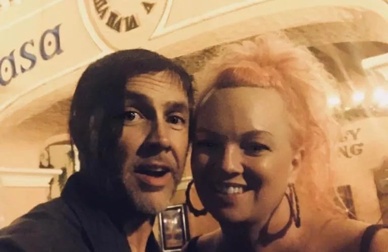 couple outside casa bonita.