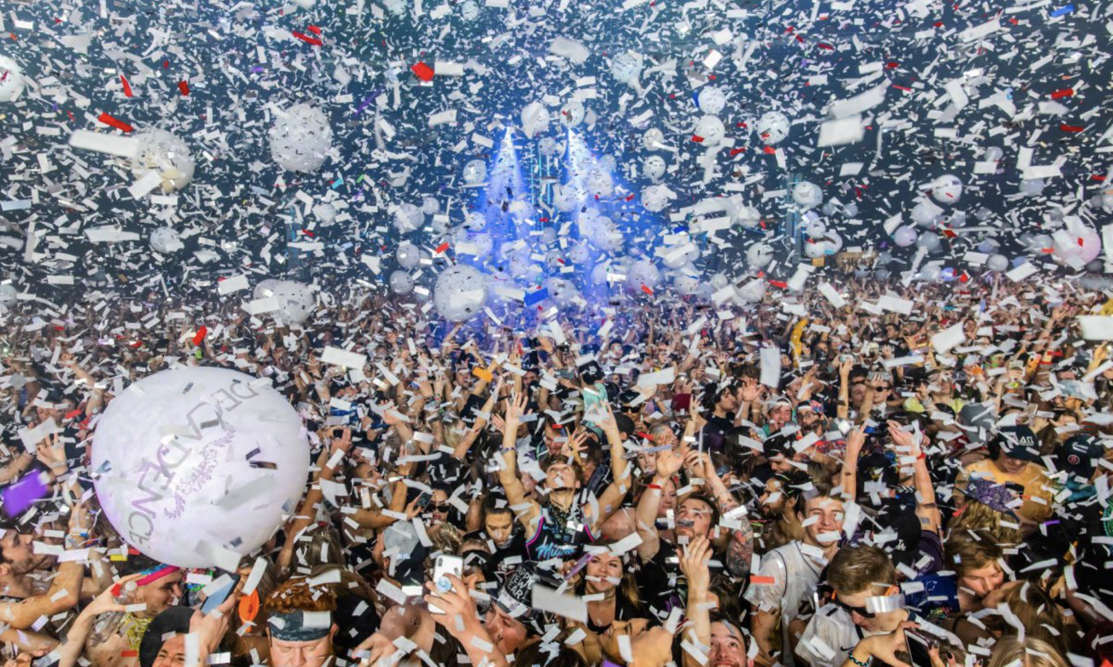 crowd of people dancing