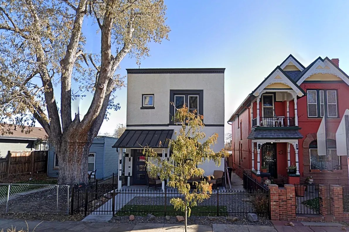 The street view of 3522 Shoshone Street, Denver, CO 80211