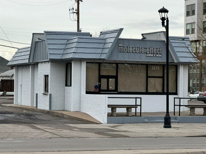 exterior of a while building