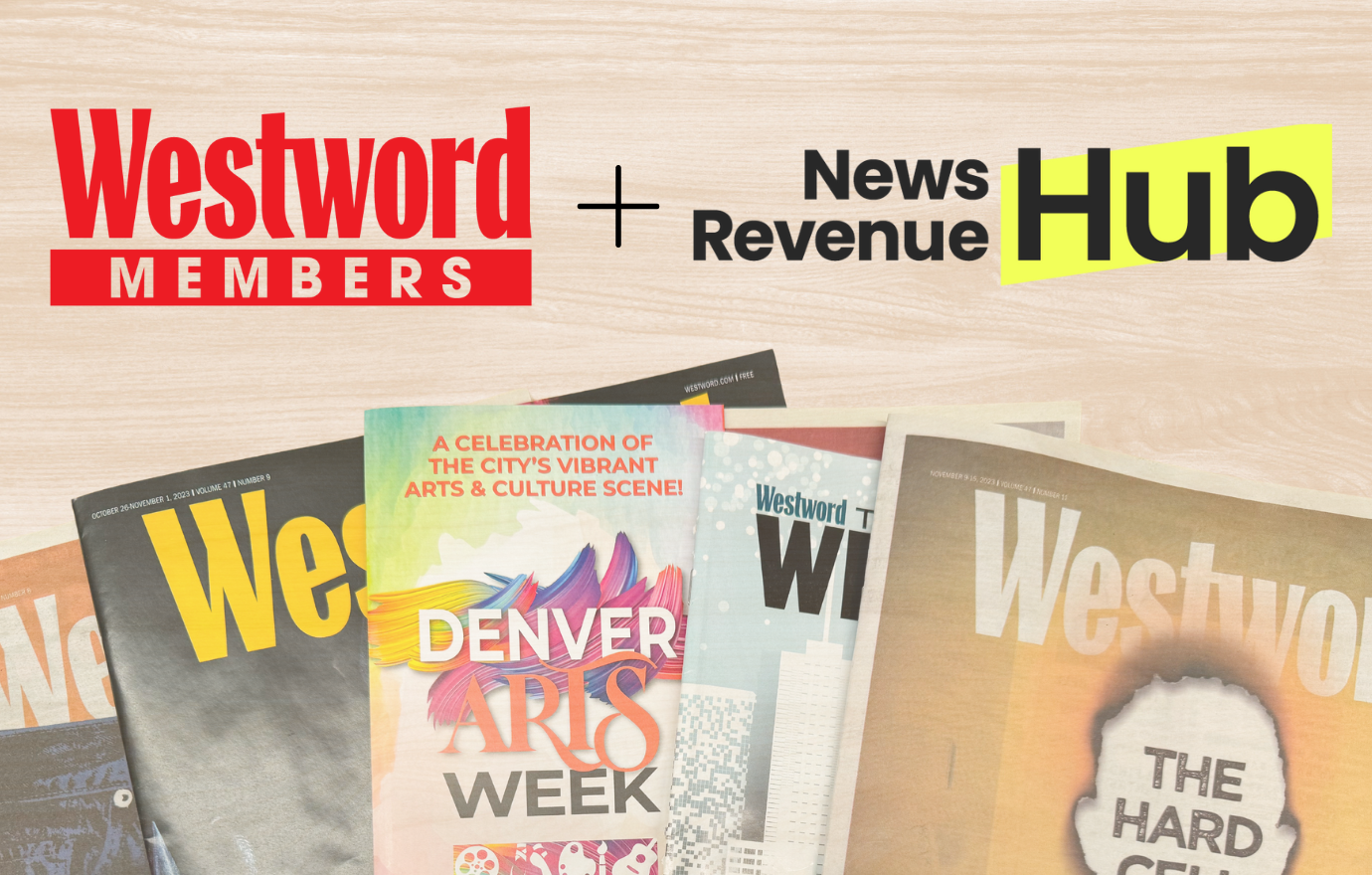 Newspapers on a table