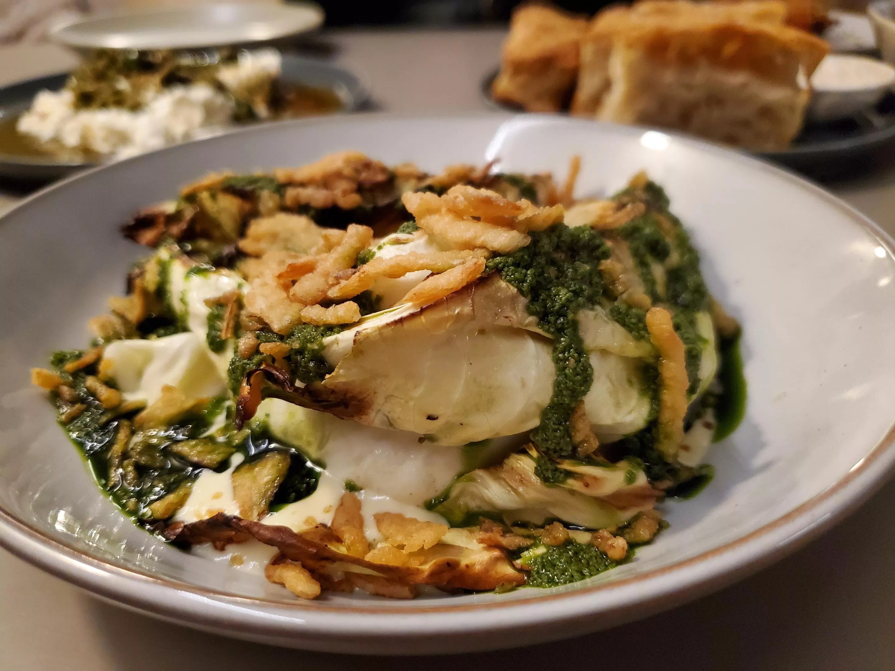 a cabbage dish on a plate