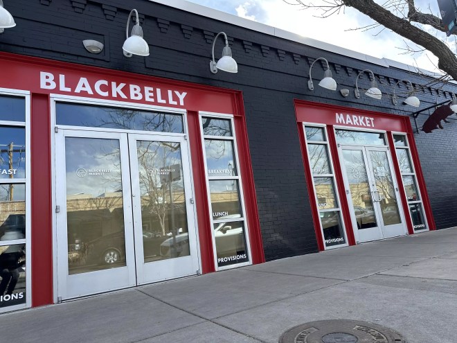 black nad red storefront