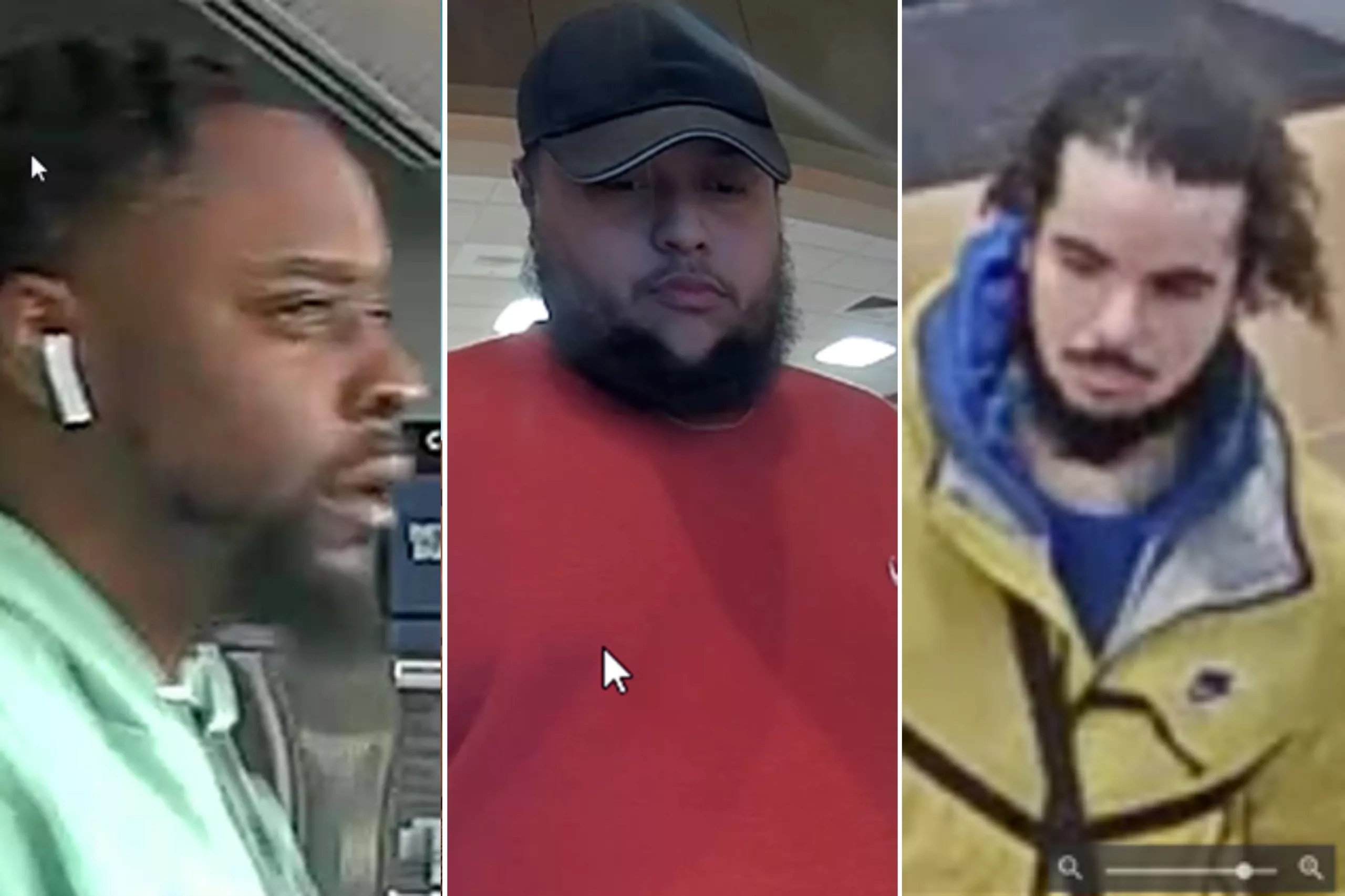 Surveillance footage of the suspects in a series of imposter scams in Boulder.