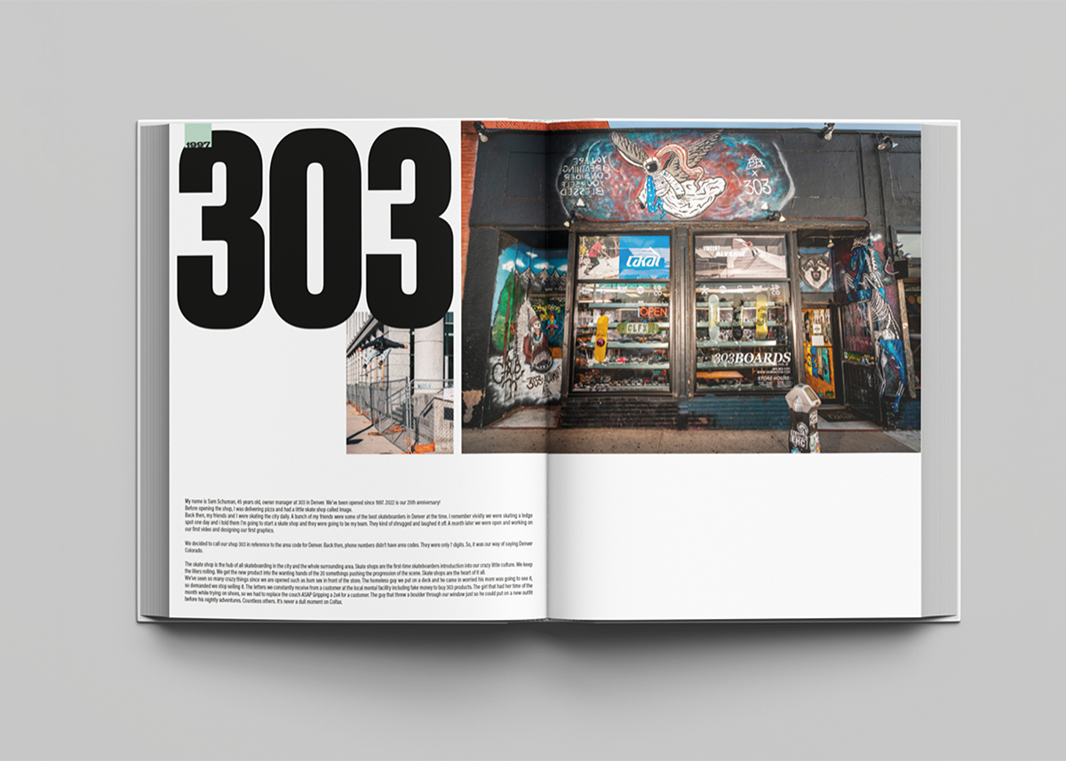 inside of a coffee table book