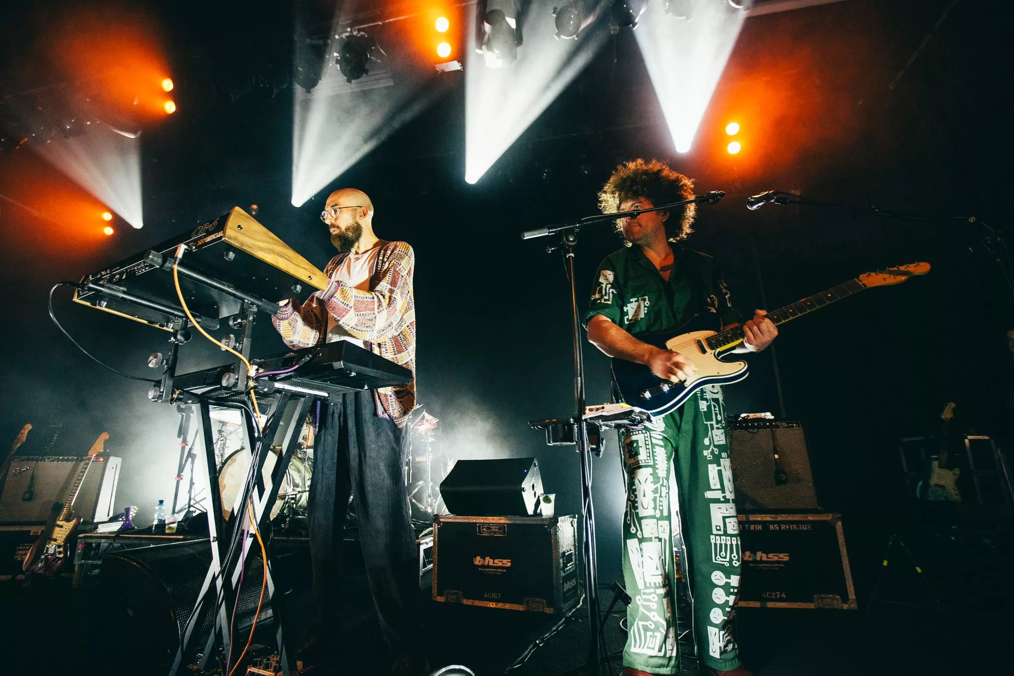 band performing on stage