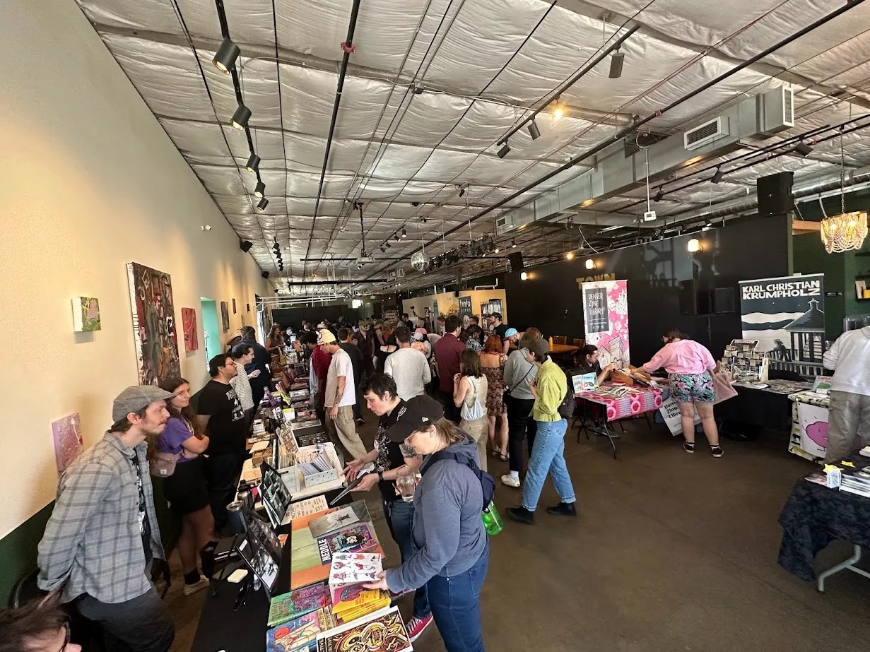 inside a comic book event