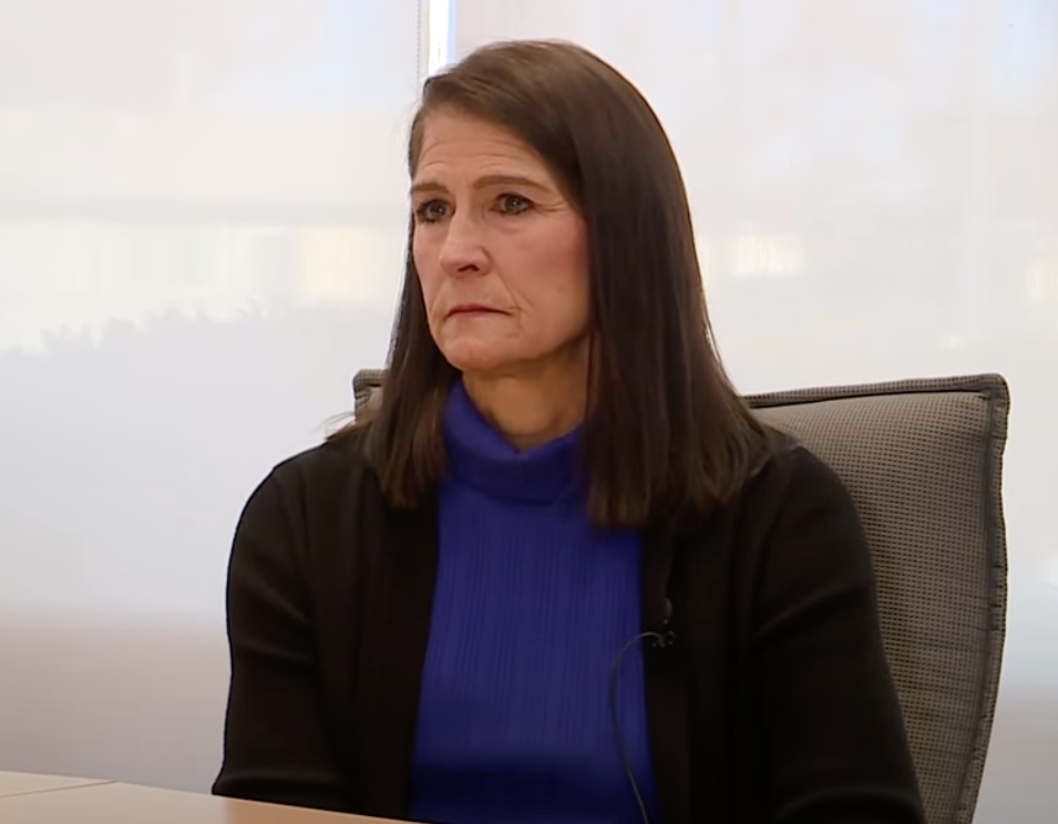 Former CBI analyst Yvonne "Missy" Woods speaking during an interview.