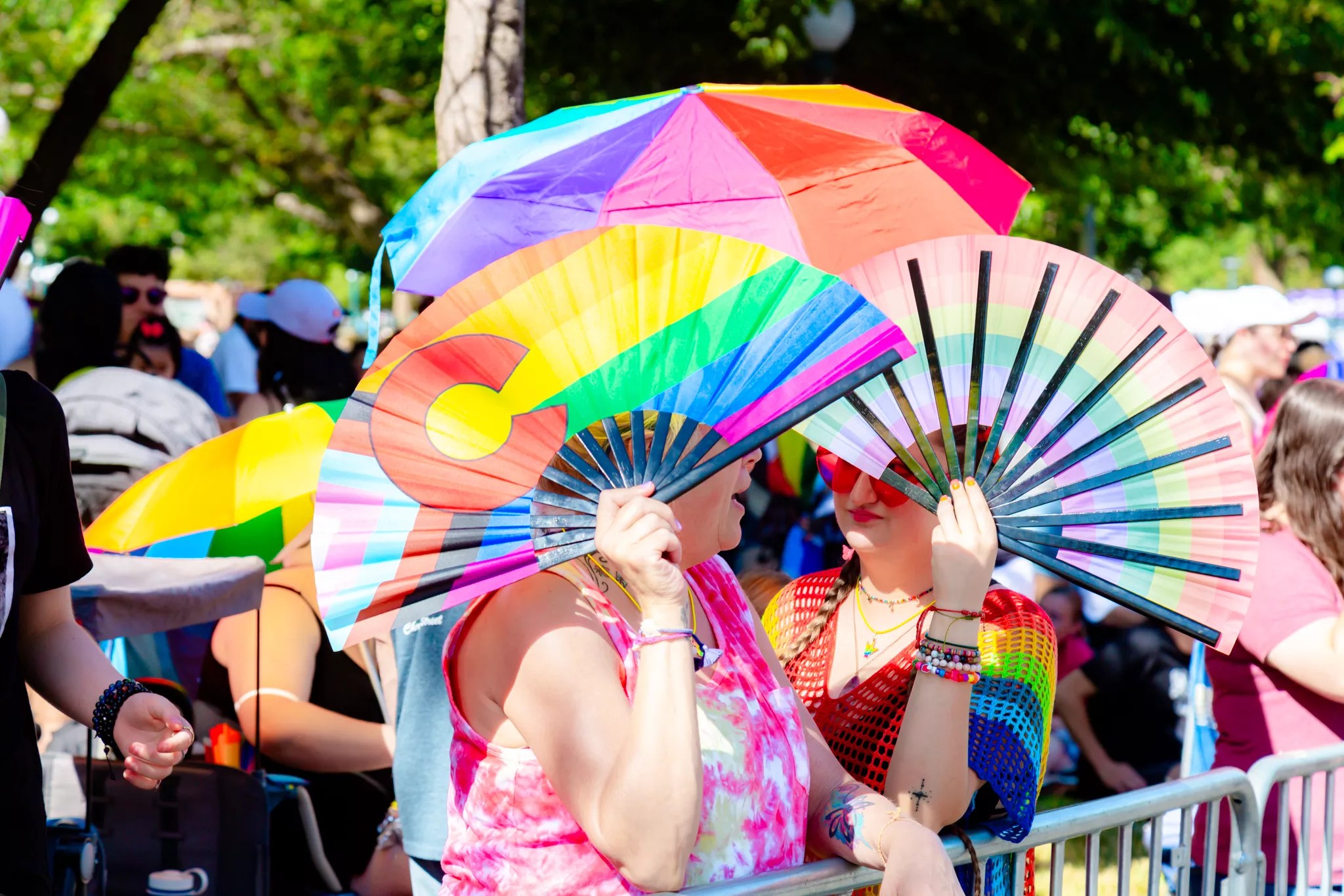 people celebrating the annual Denver PrideFest