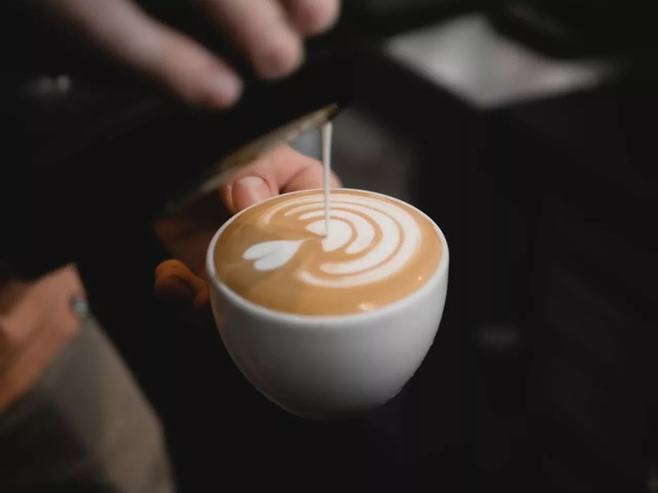 a latte