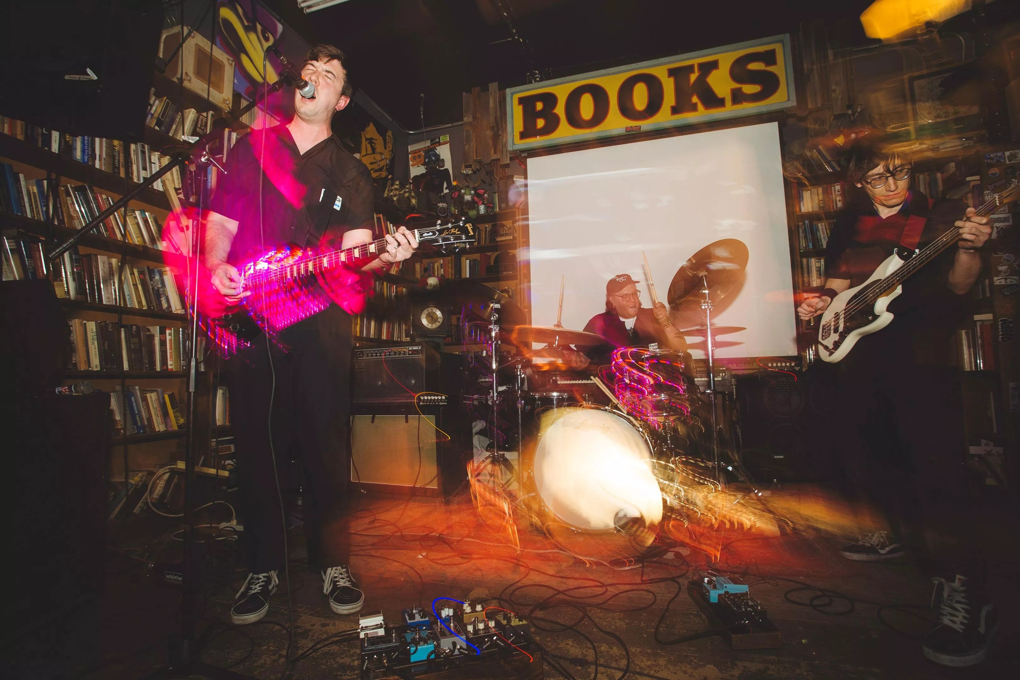Denver punk band Replica City plays a concert at Mutiny Information Cafe