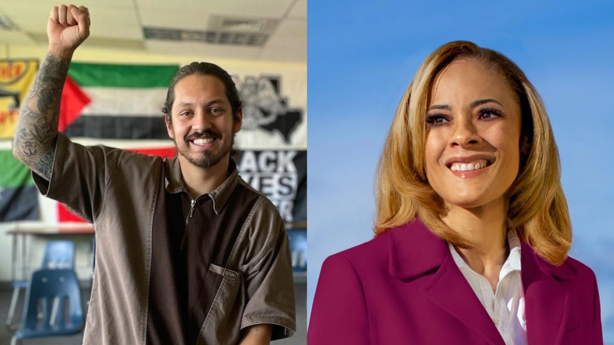 Representative Tim Hernández (left) and Representative Elisabeth Epps (right).