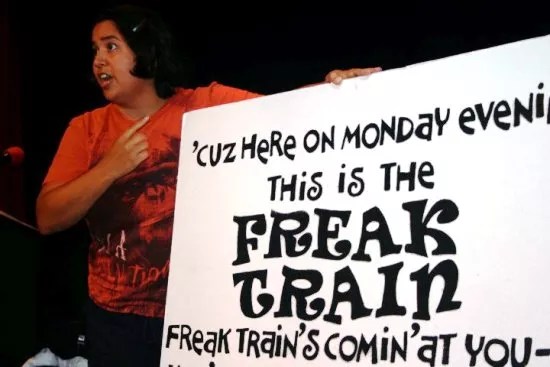 performing at Freak Train, a Denver open mic show