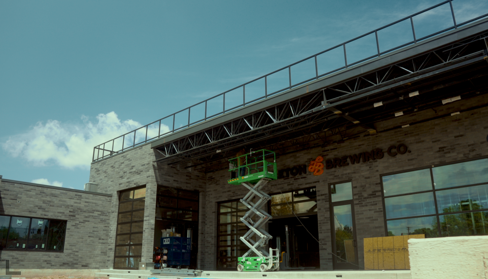 Building under construction.