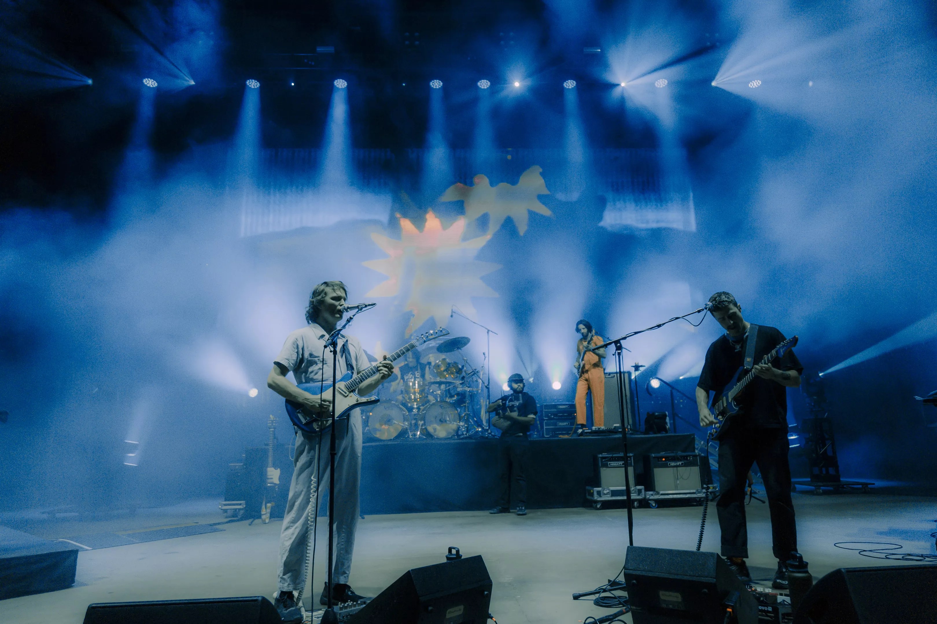 king gizzard performing at red rocks