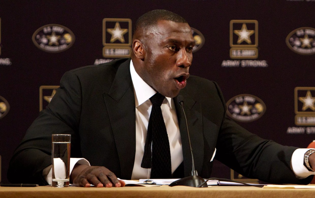 Shannon Sharpe press conference