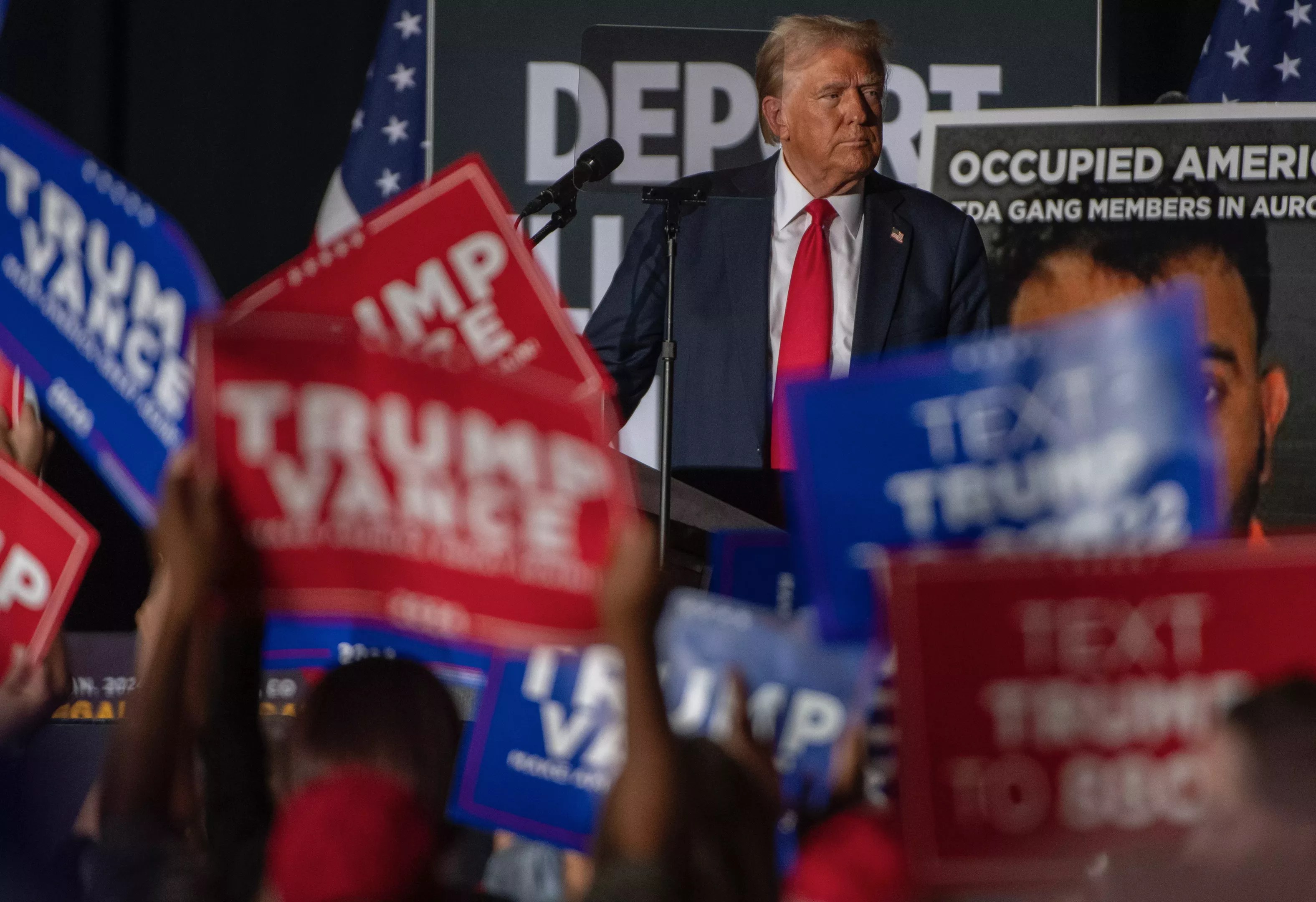 Donald Trump at rally