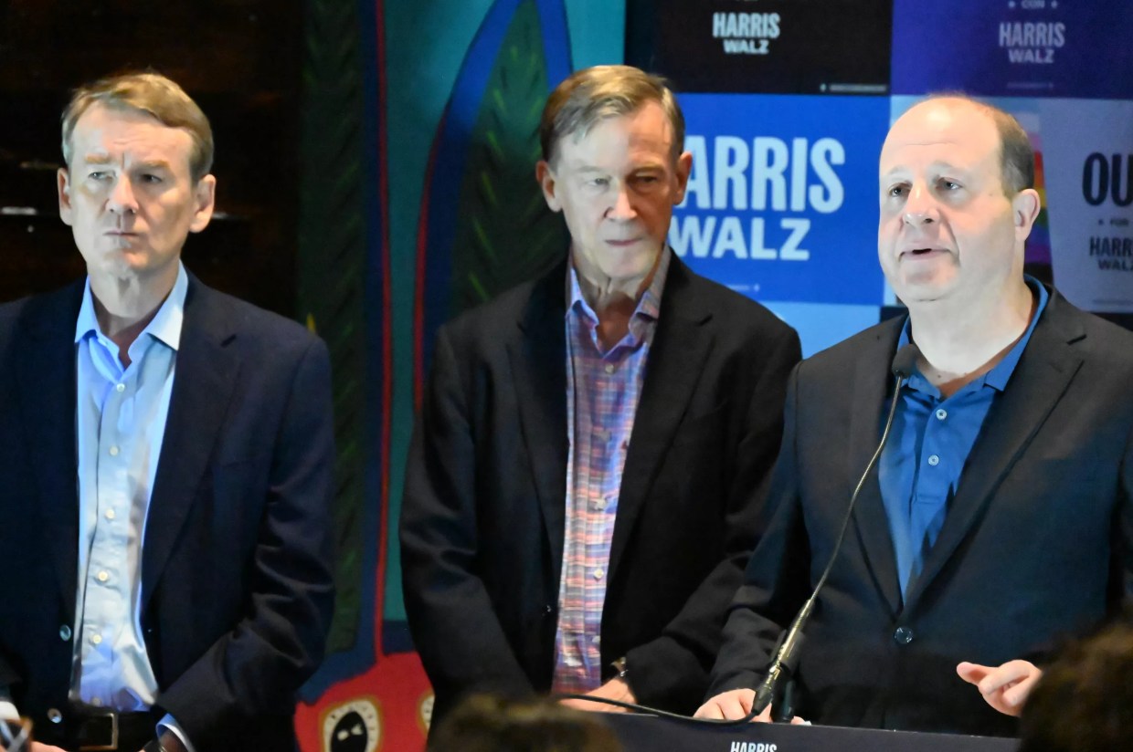 Jared Polis, John Hickenlooper and Michael Bennet