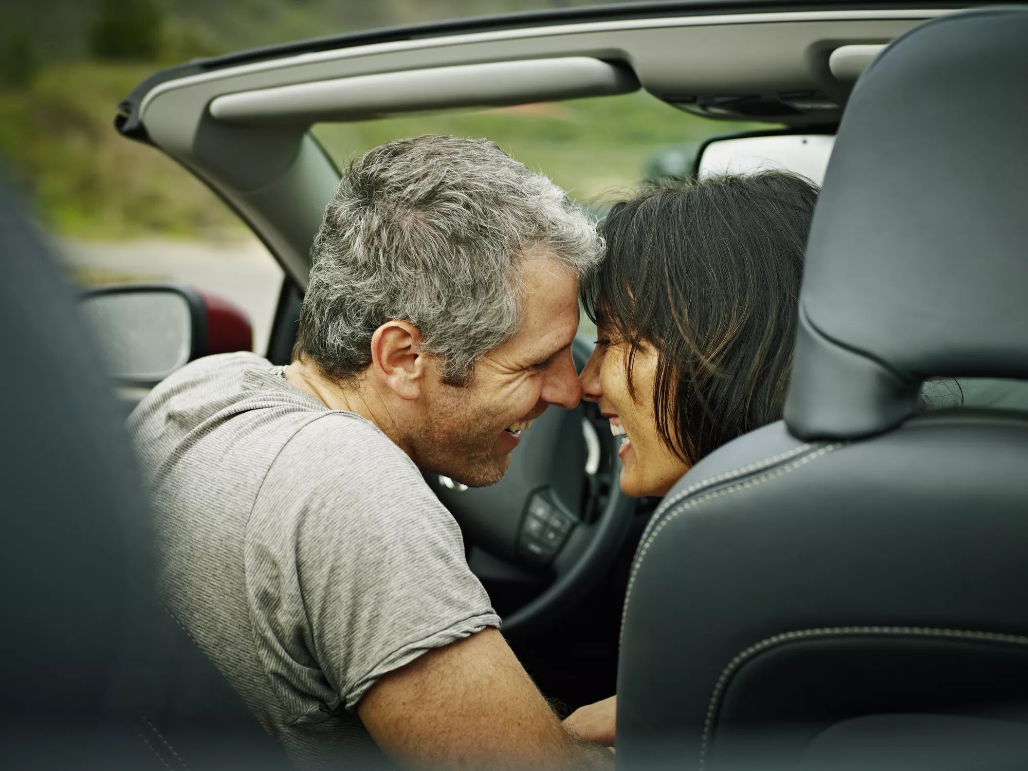 couple in car