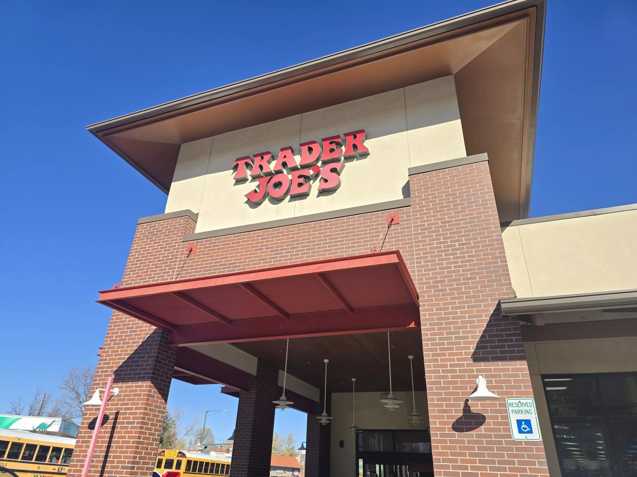 front of a Trader Joe's store