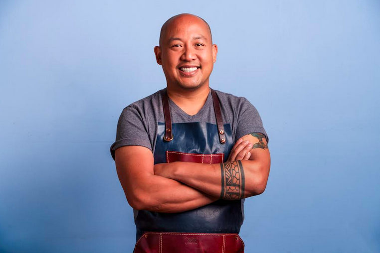 portrait of a man in an apron