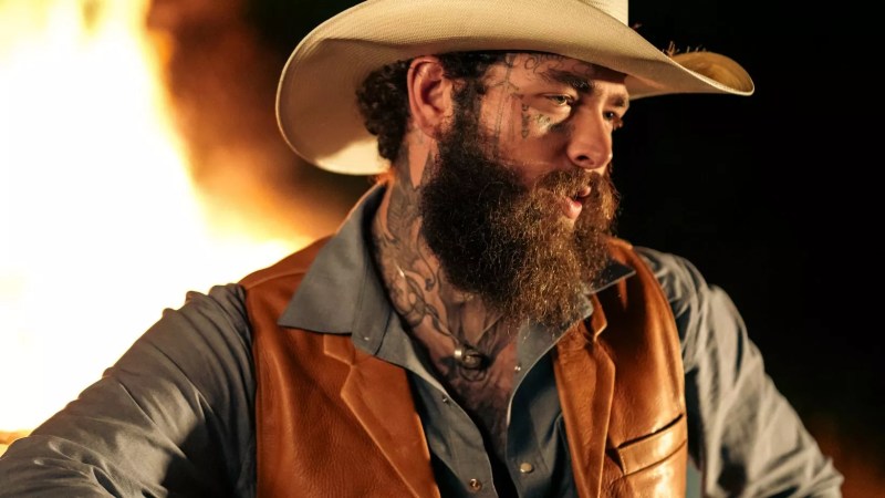 post malone in western wear