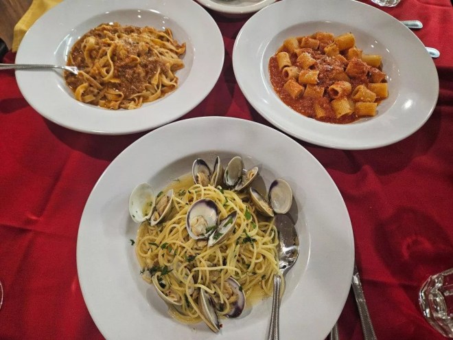 various pastas