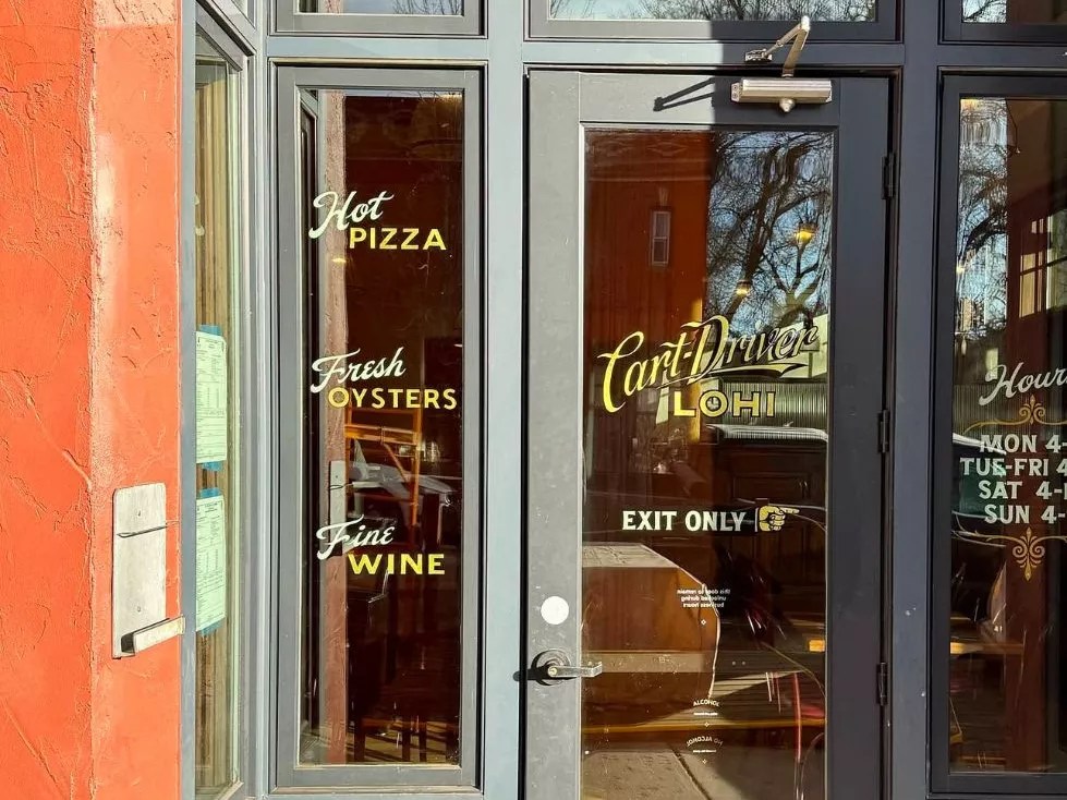 front door of a restaurant