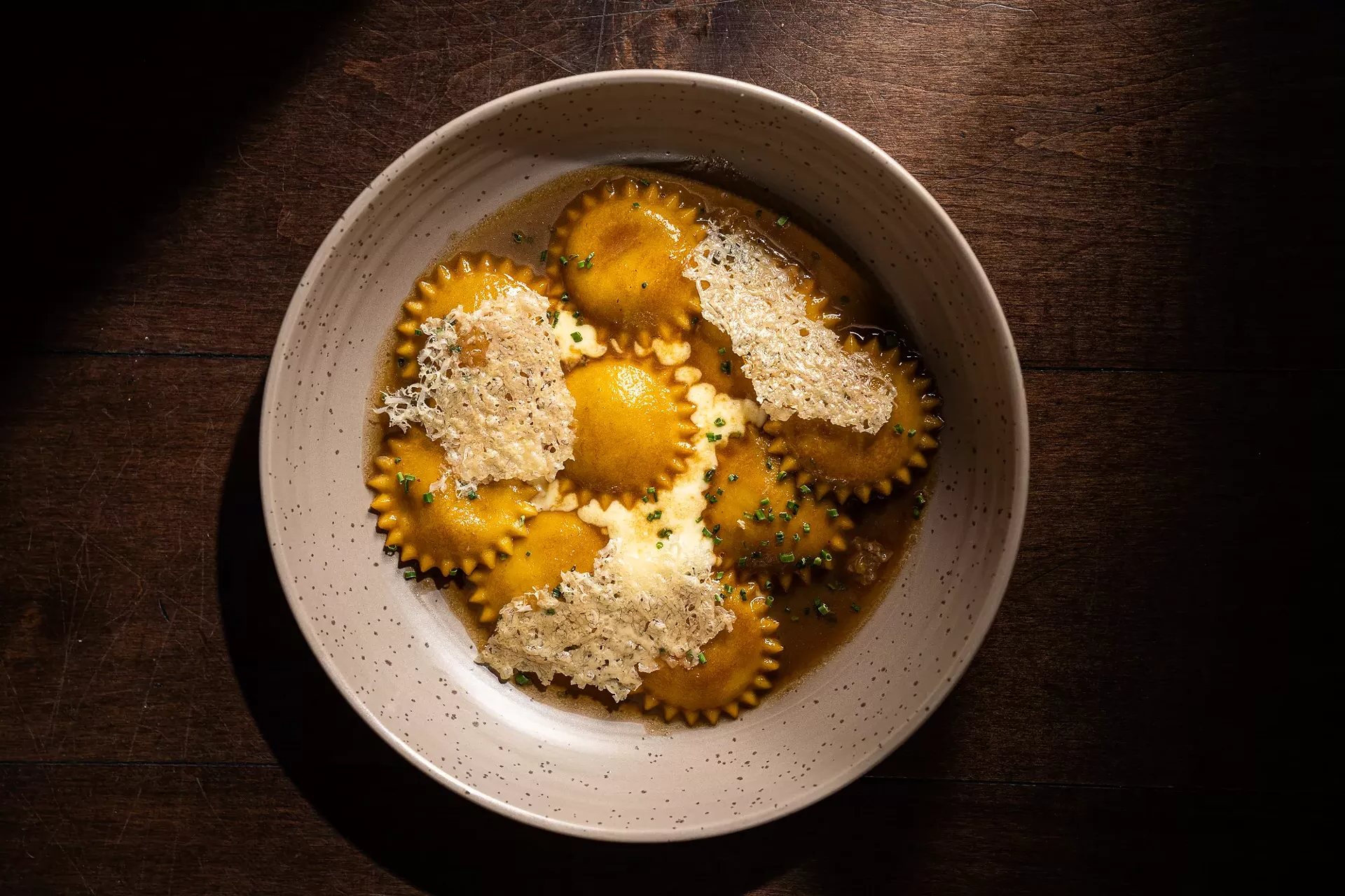 french onion ravioli