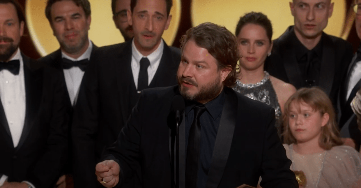 man at golden globes
