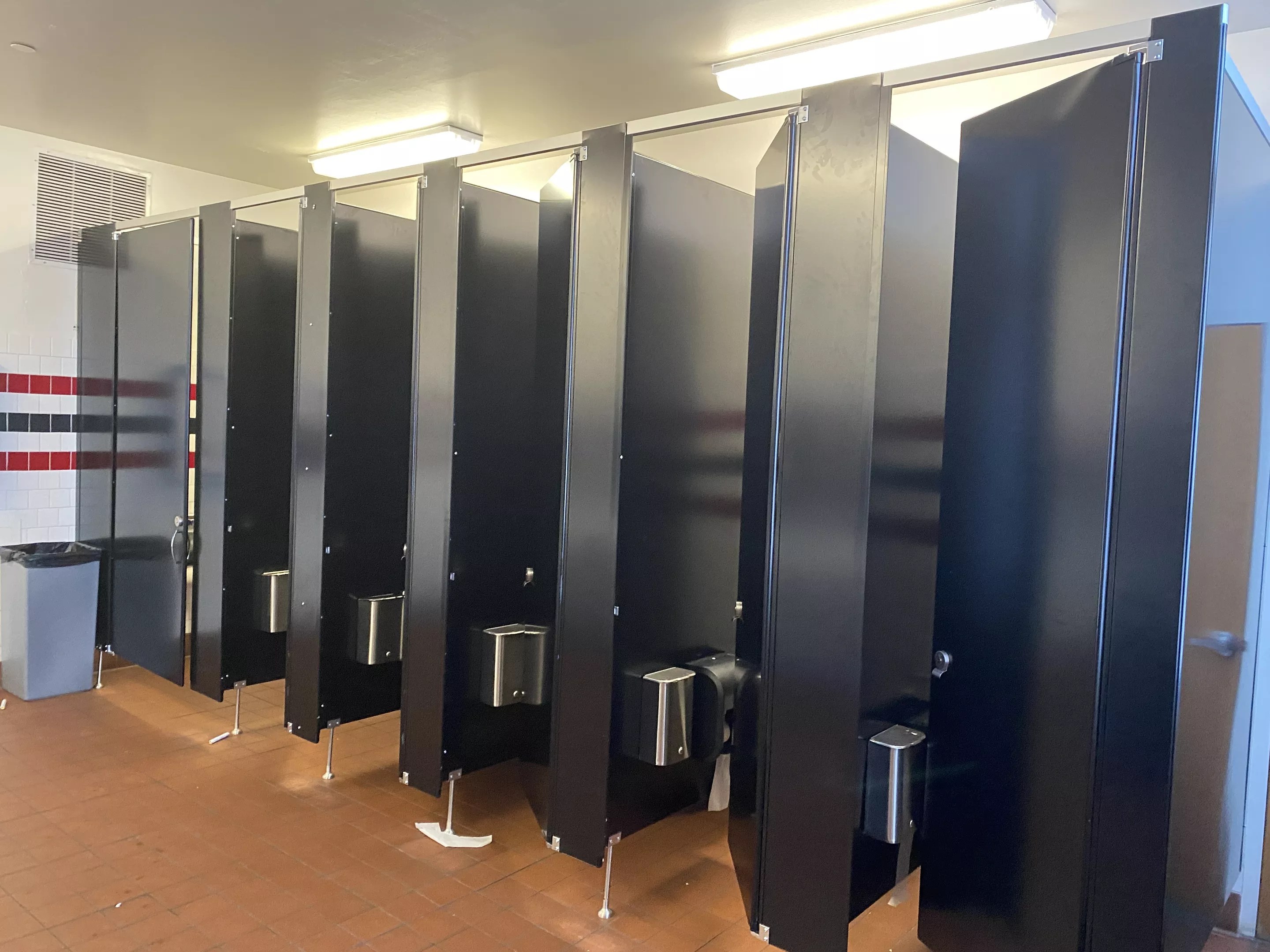 public bathroom stalls