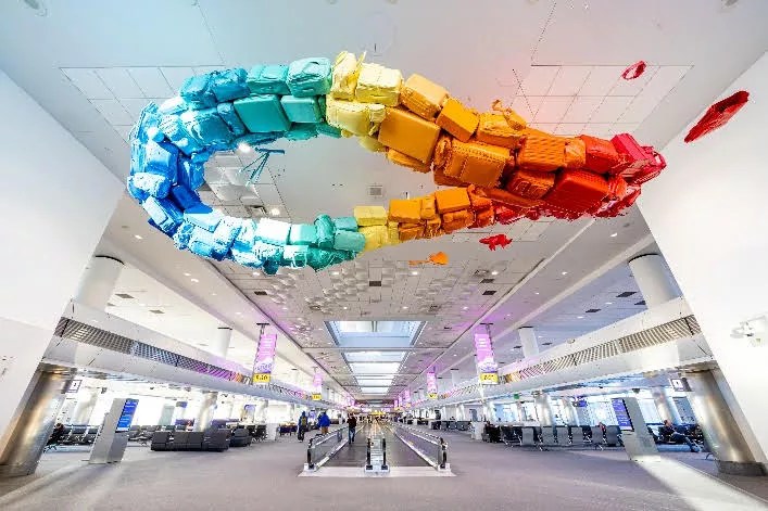 Artist Detour Packs a Lot of Meaning Into His New Piece at Denver International Airport