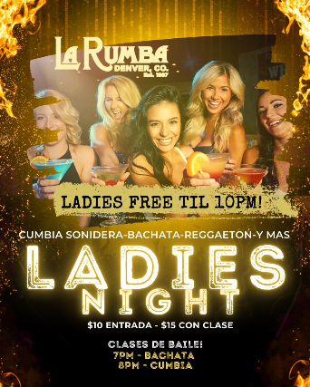 Viernes de Ladies Night en La Rumba!