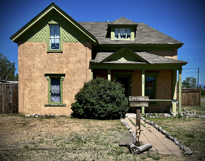 old adobe home from Indiana Jones movie.