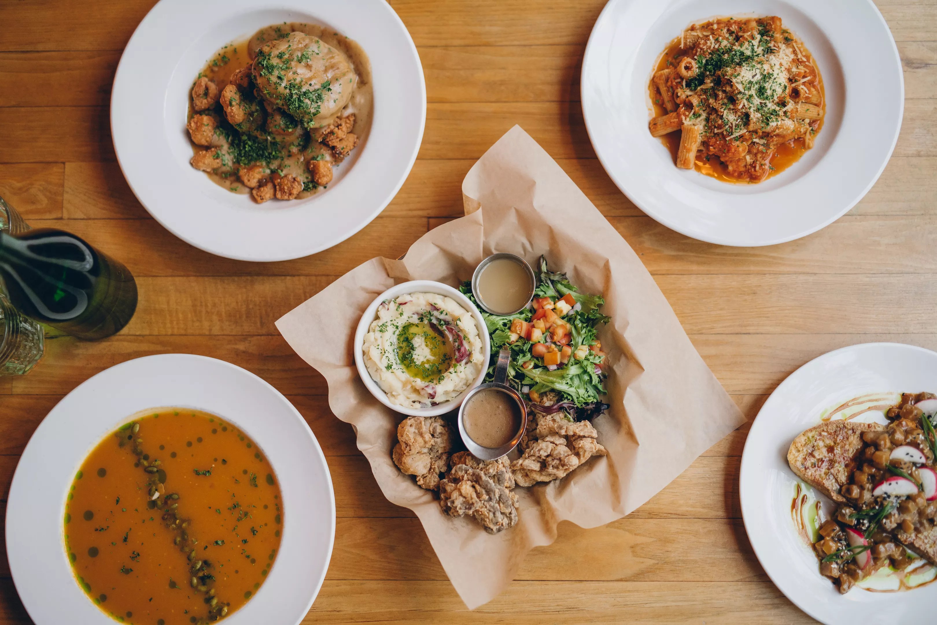 Soup, pasta, cauliflower wings and more vegan dishes from Watercourse Foods