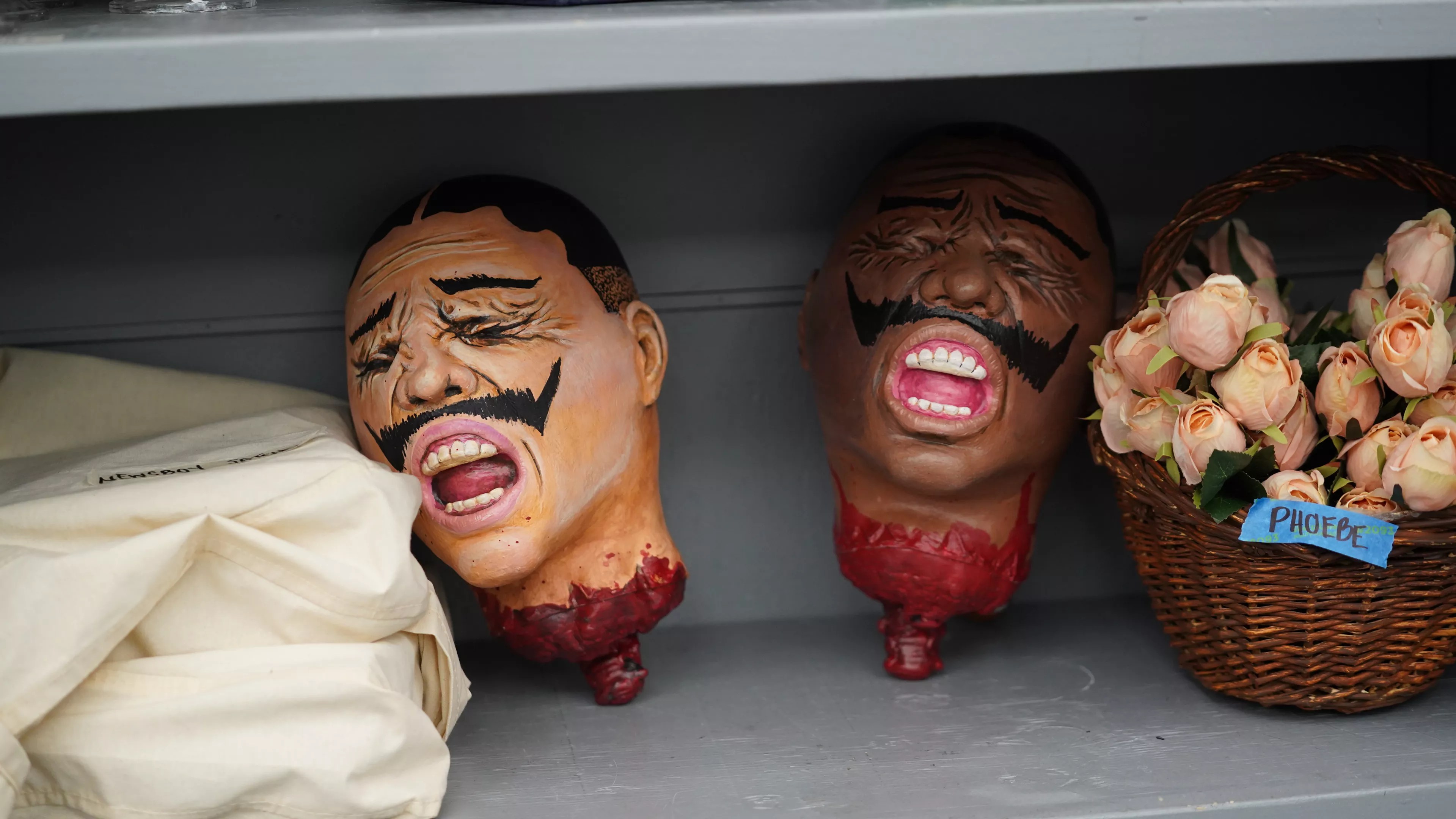 paper mache heads