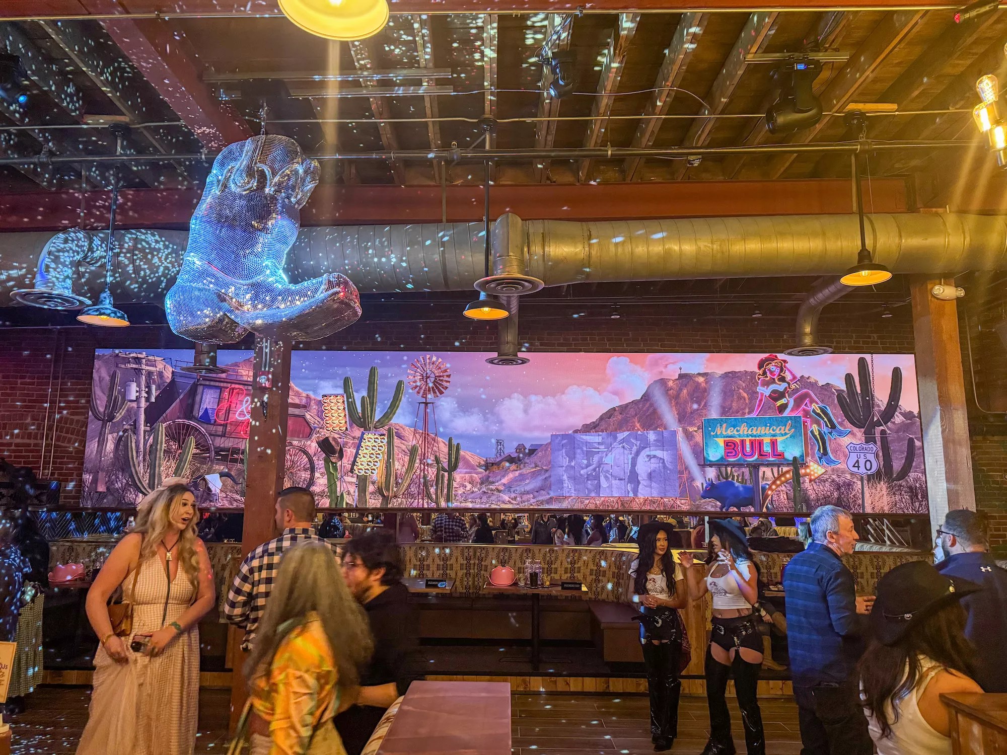 a western-themed bar