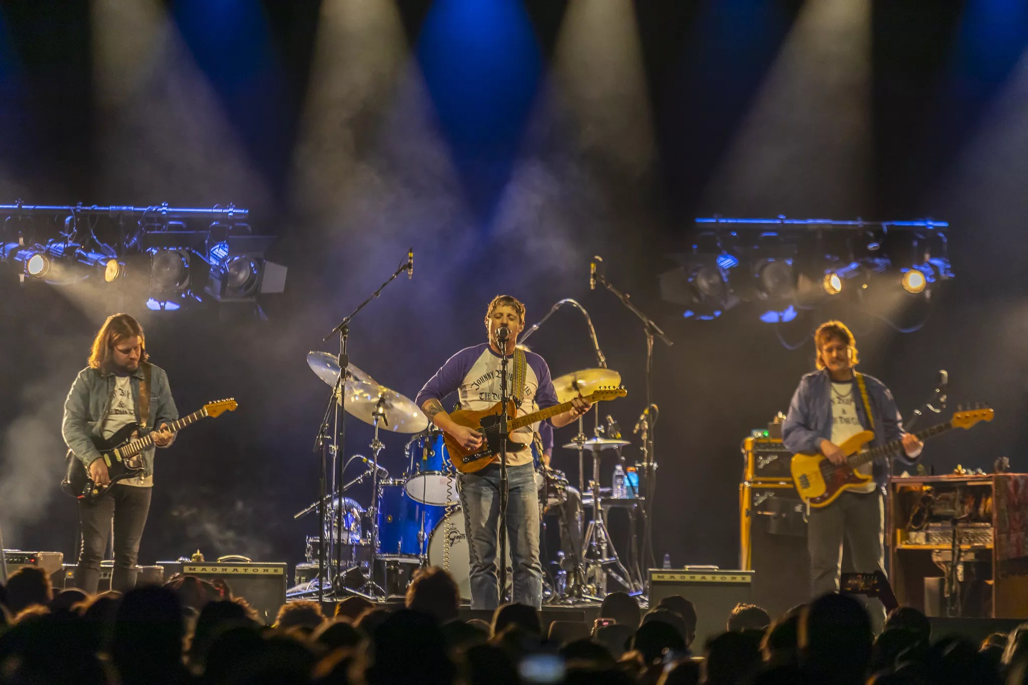 Sturgill Simpson performing on stage at Mission Ballroom on April 14, 2025.