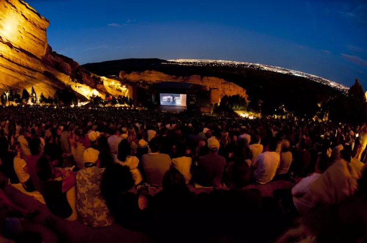 movie at Red Rocks