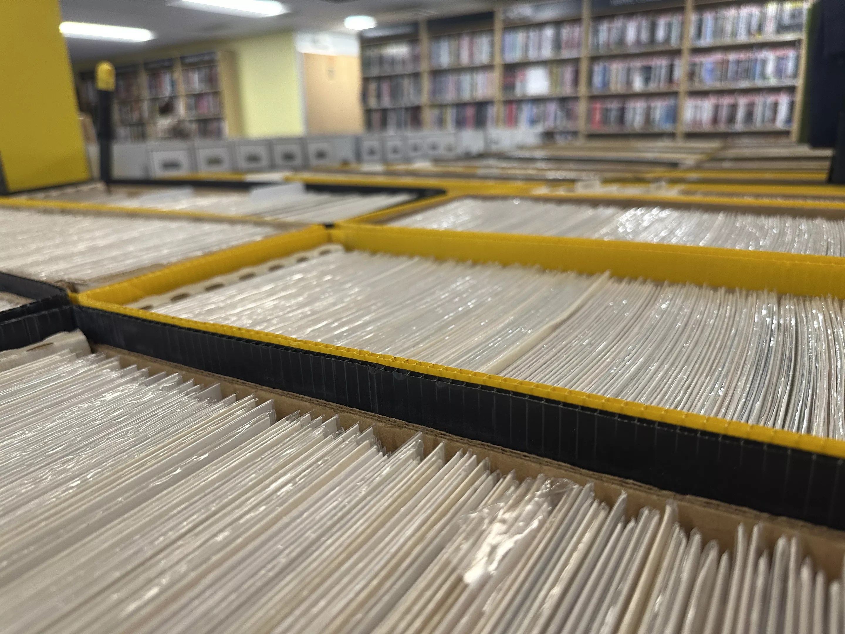 A box of comic books